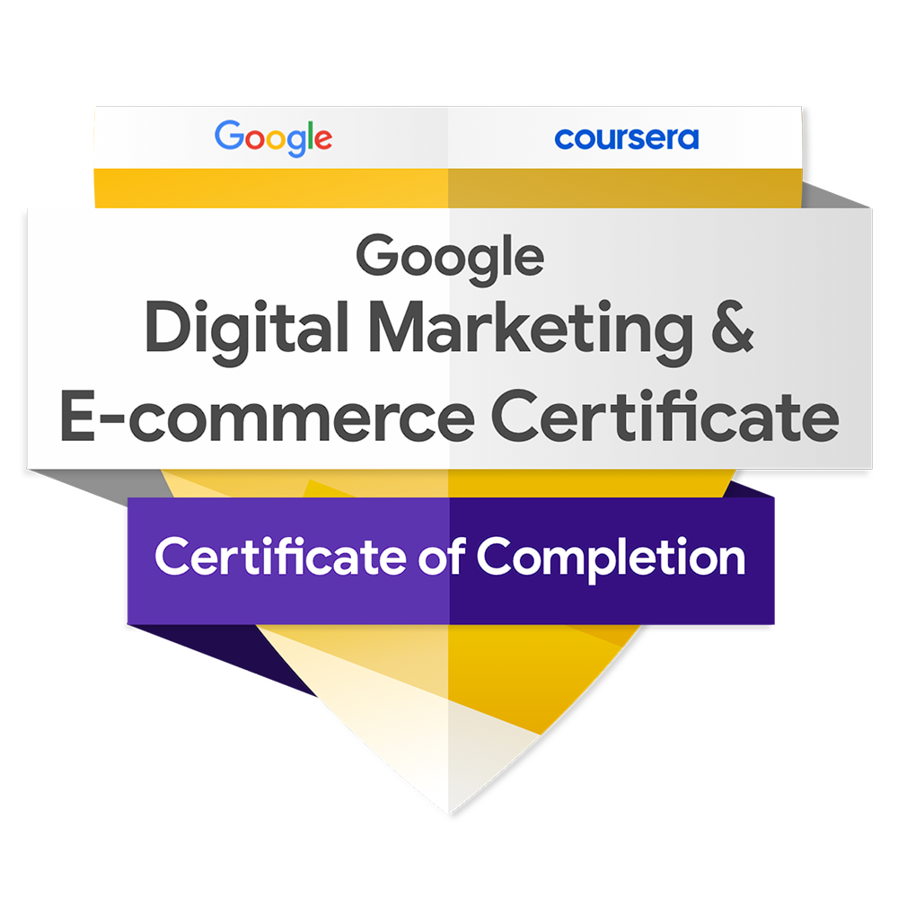 Google Digital Marketing and E-commerce Badge