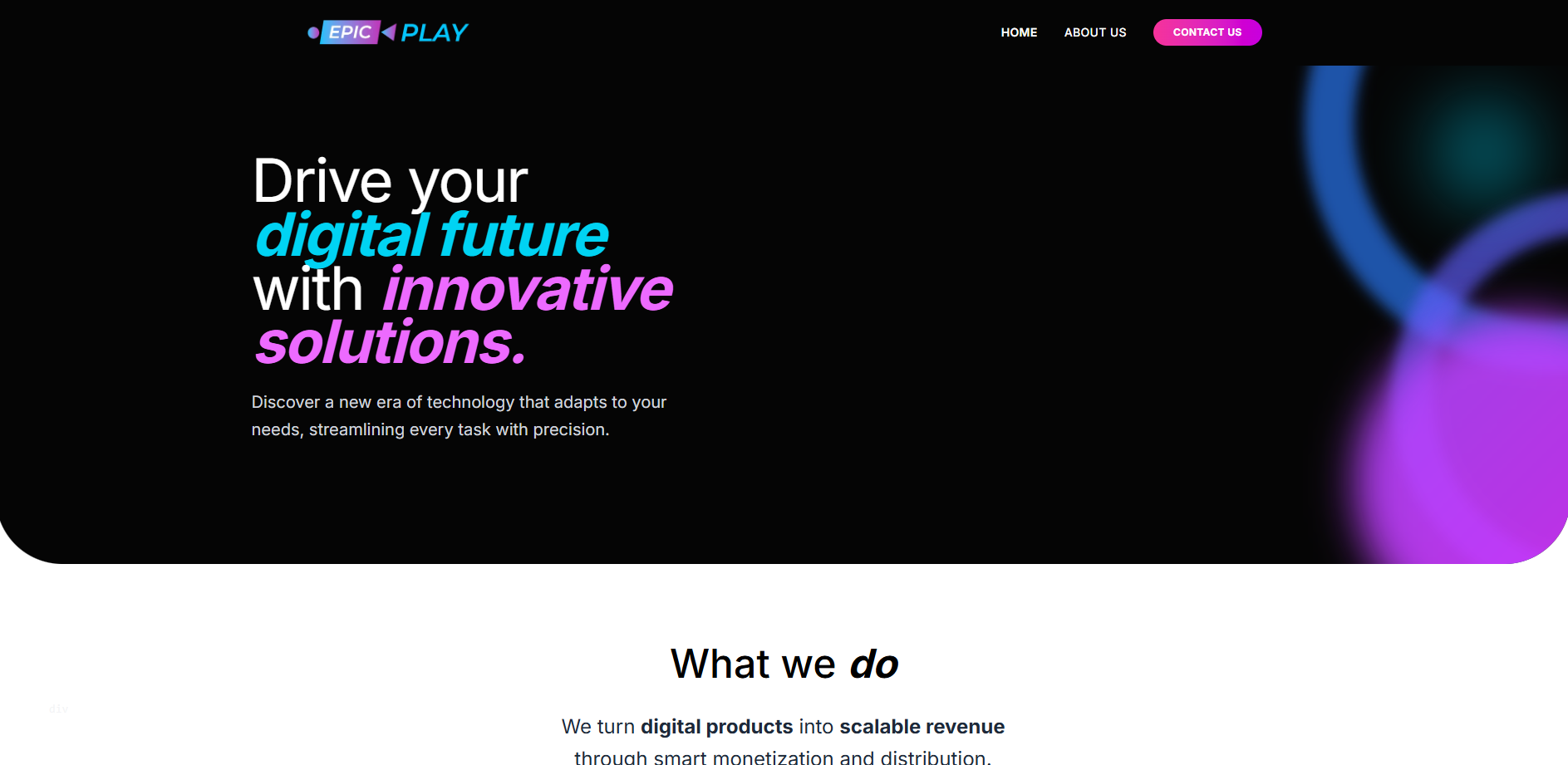 Epic Play — Plataforma de Gaming