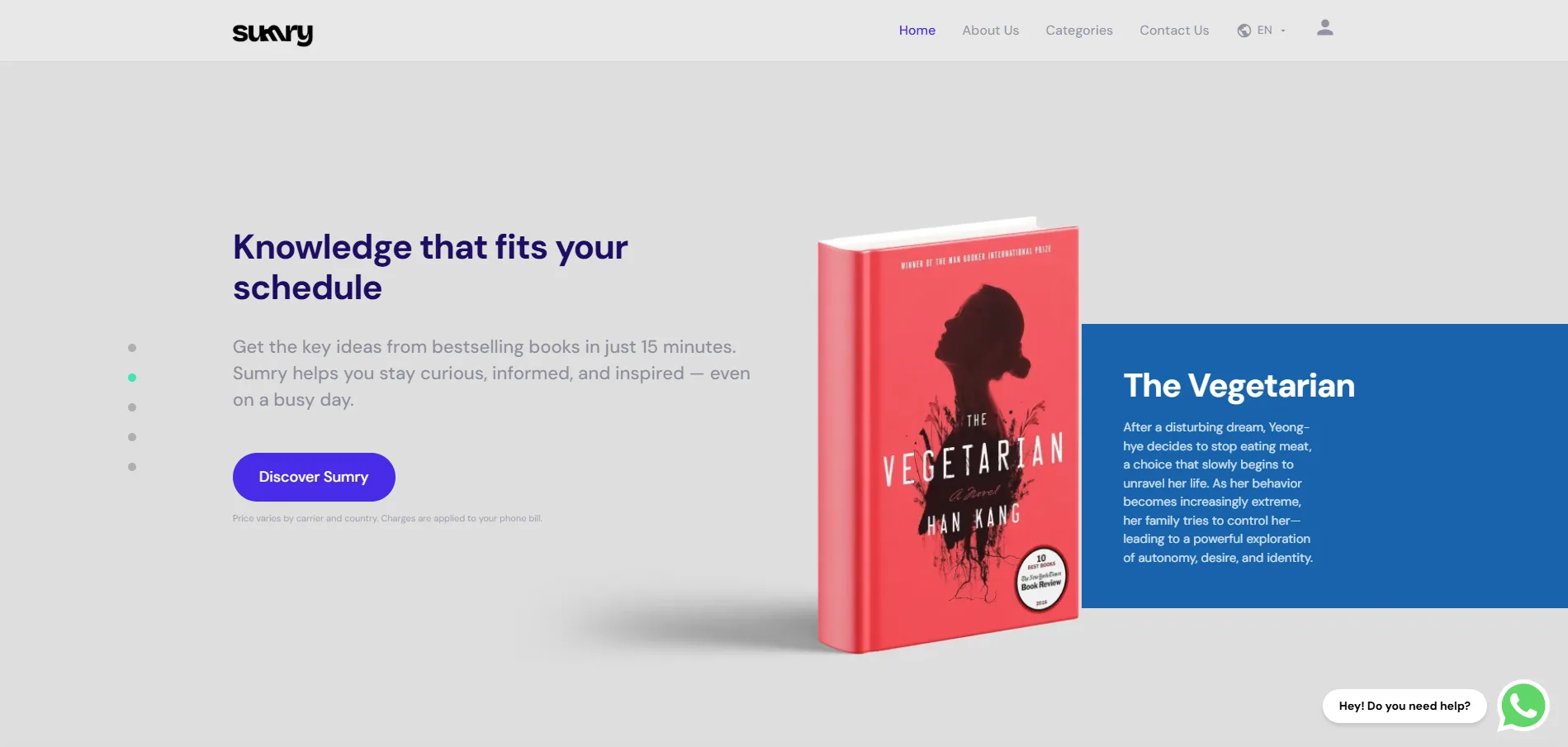 Sumry — Resúmenes de Libros en Texto y Audio